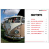 VW Camper Buyers' Guide table of contents